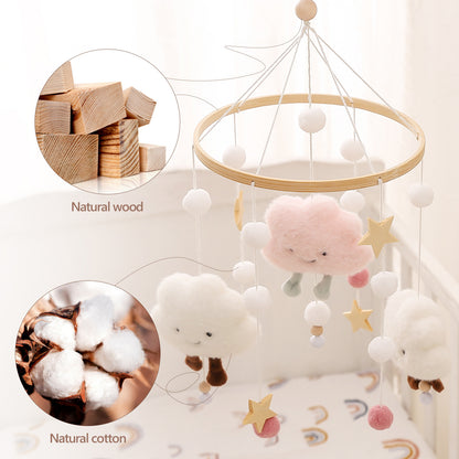 BABY MOBILE (FELT BALL, CLOUDS)