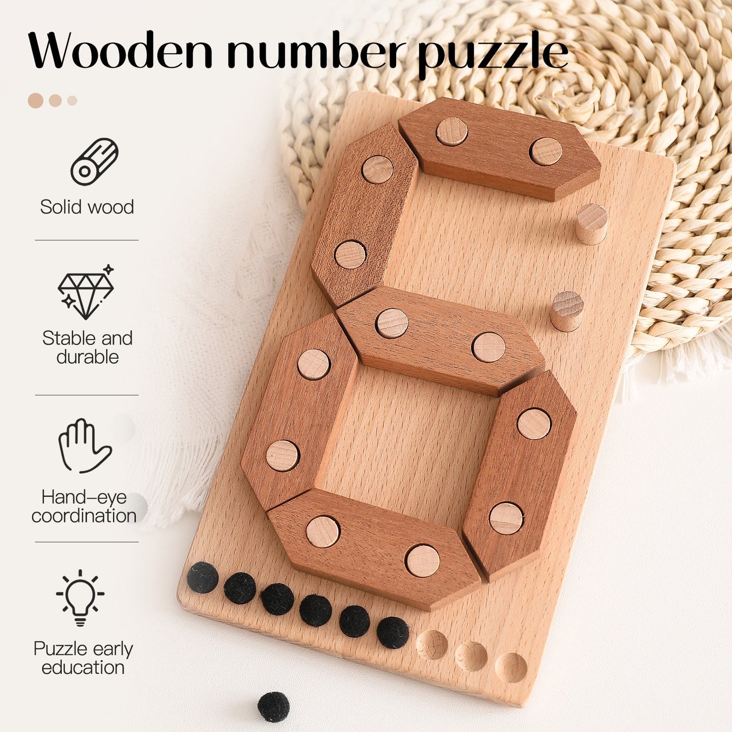 WOODEN PUZZLE (NUMBER)