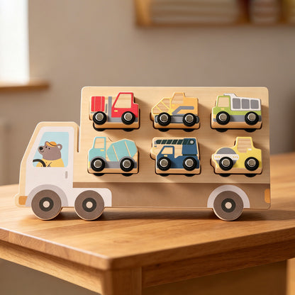 WOODEN PUZZLE (ENGINEERING VEHICLE)