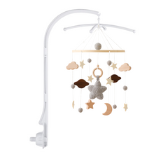 Load image into Gallery viewer, BABY MOBILE (STARS) - Grey / With Hanger Wonder Space

