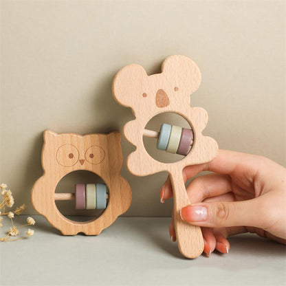BABY RATTLE TOY (OWL & KOALA)