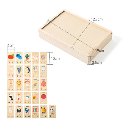 WOODEN PUZZLE (ALPHABET)