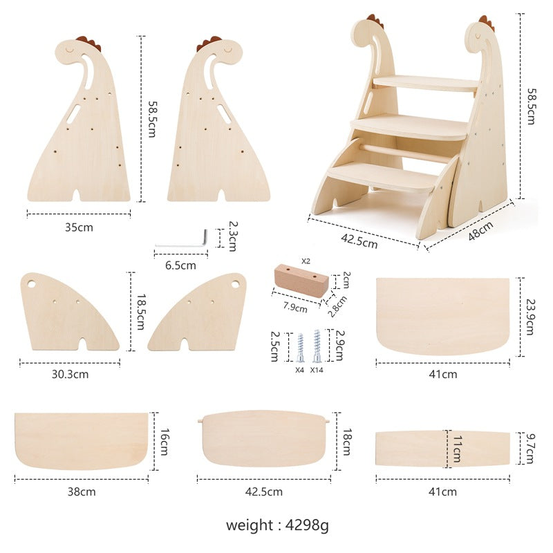TODDLER STEP STOOL (DINOSAUR)