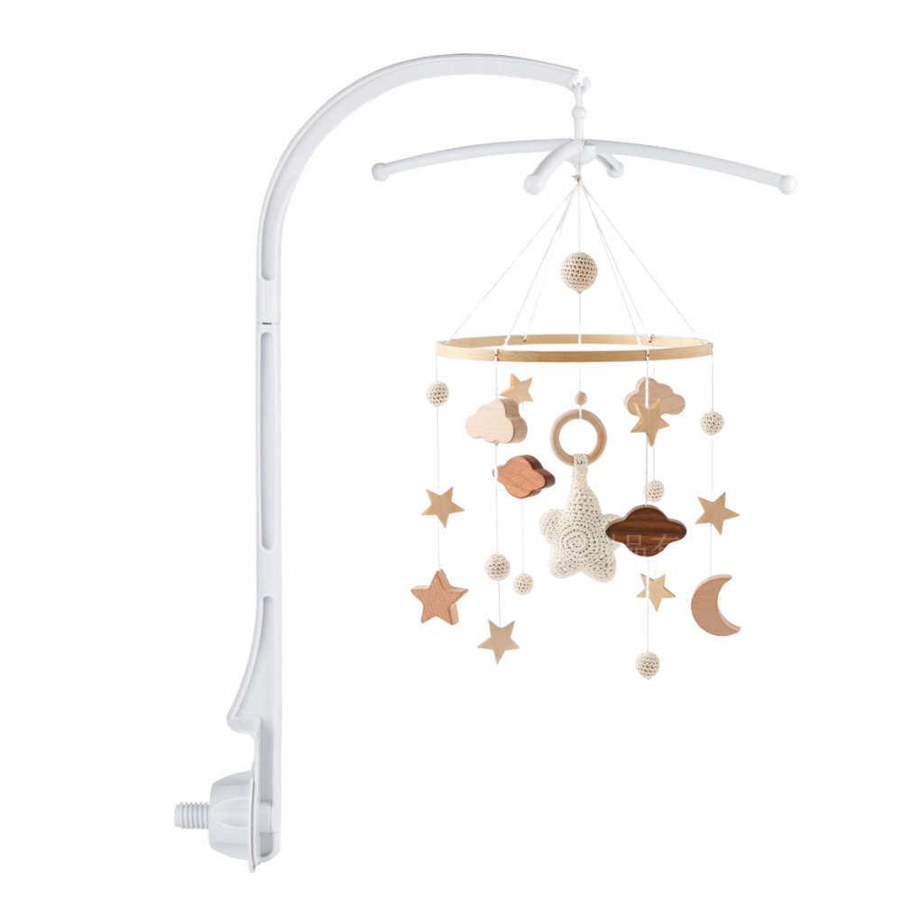 BABY MOBILE (STARS) - White / With Hanger Wonder Space