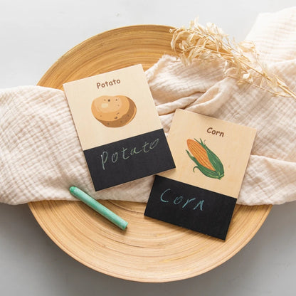 WOODEN COGNITIVE CARDS