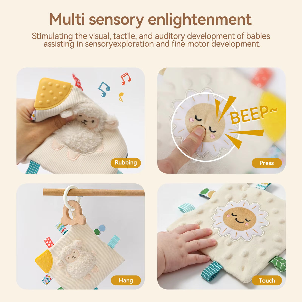 SOOTHING TOWEL TOY (SHEEP)