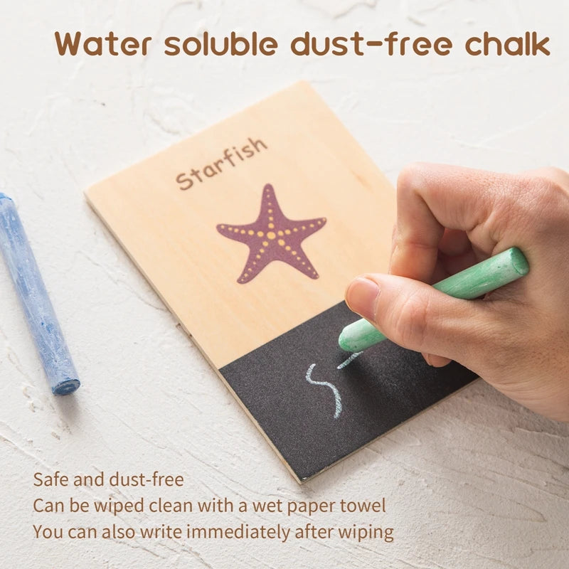 WOODEN COGNITIVE CARDS