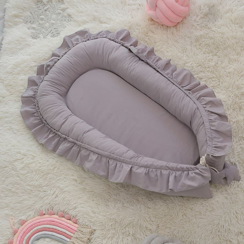 BABY NEST(RUFFLE) - Grey Wonder Space