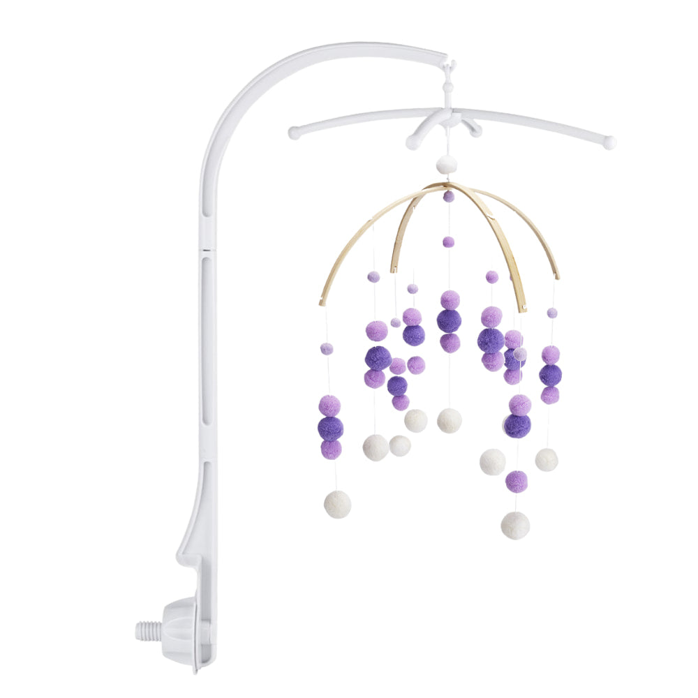 BABY MOBILE (FELT BALL) - Purple / With Hanger Wonder Space