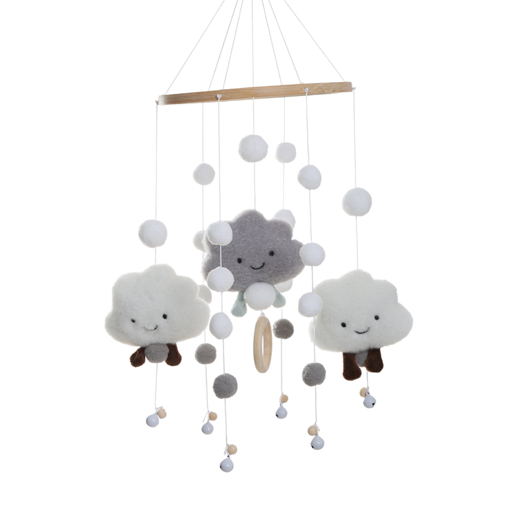 BABY MOBILE (FELT BALL, CLOUDS)