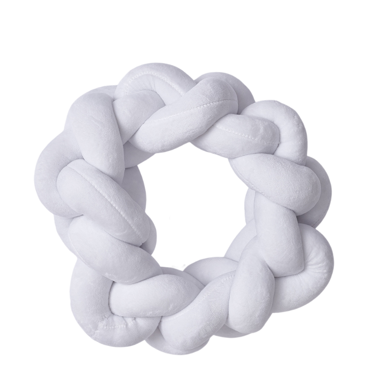 KNOTTED PILLOW(BRAID) - White Wonder Space