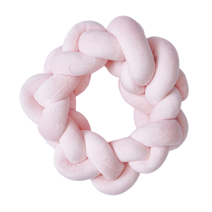 KNOTTED PILLOW(BRAID) - Pink Wonder Space