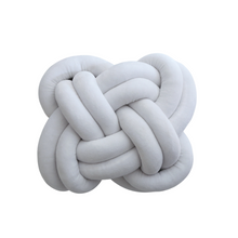 Load image into Gallery viewer, KNOTTED PILLOW(SQUARE) - White Wonder Space
