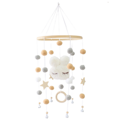 BABY MOBILE (RABBIT) - White / Without Hanger Wonder Space