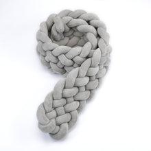 Load image into Gallery viewer, BRAIDED BUMPER (EXTRA HEIGHT) - Grey Wonder Space
