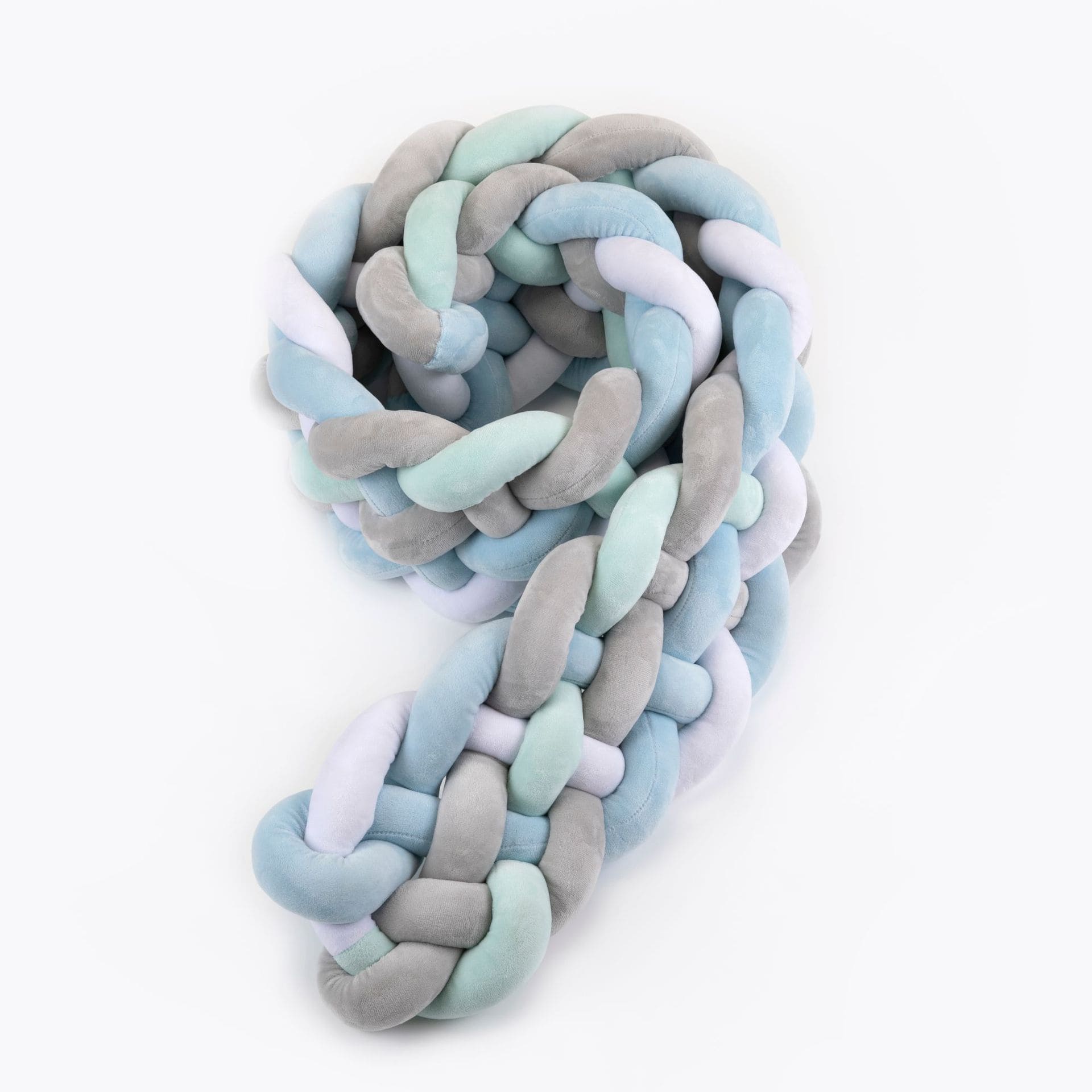BRAIDED BUMPER (EXTRA HEIGHT) - Blue/Green/White/Grey Wonder Space