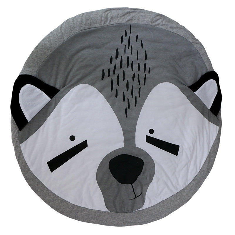 PLAY RUG (ANIMAL) - Raccoon Wonder Space