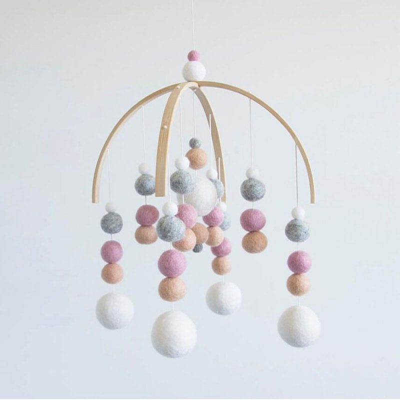 BABY MOBILE (FELT BALL) - Wonder Space