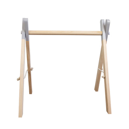 BABY GYM (WOODEN) - Gym Holder / Grey Wonder Space