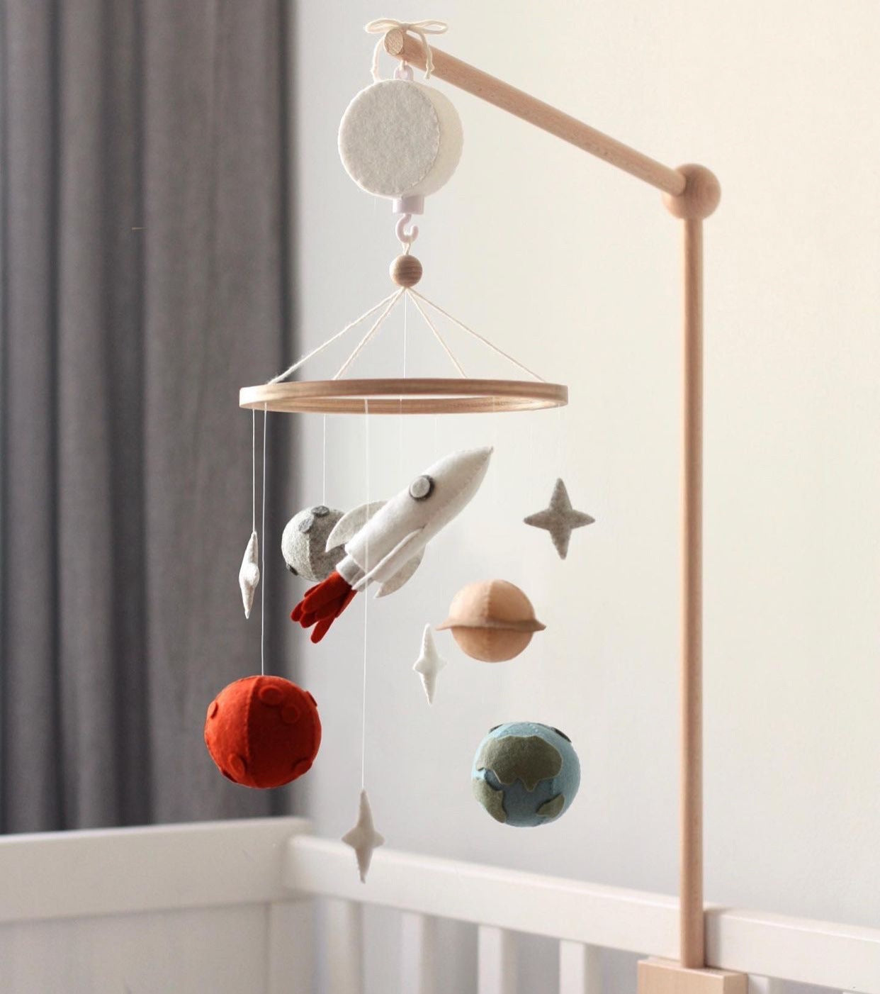 BABY MOBILE HANGER (WOODEN) - Wonder Space