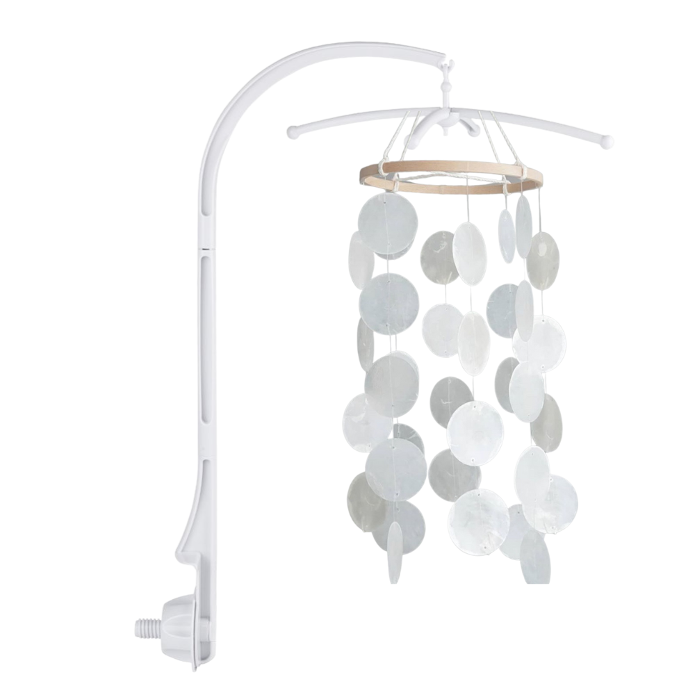 BABY MOBILE (SHELL) - White / With Hanger Wonder Space