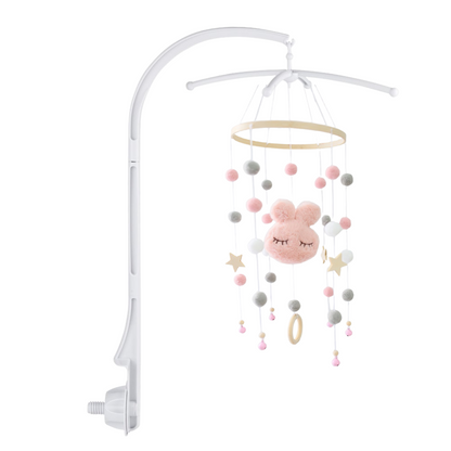 BABY MOBILE (RABBIT) - Pink / With Hanger Wonder Space