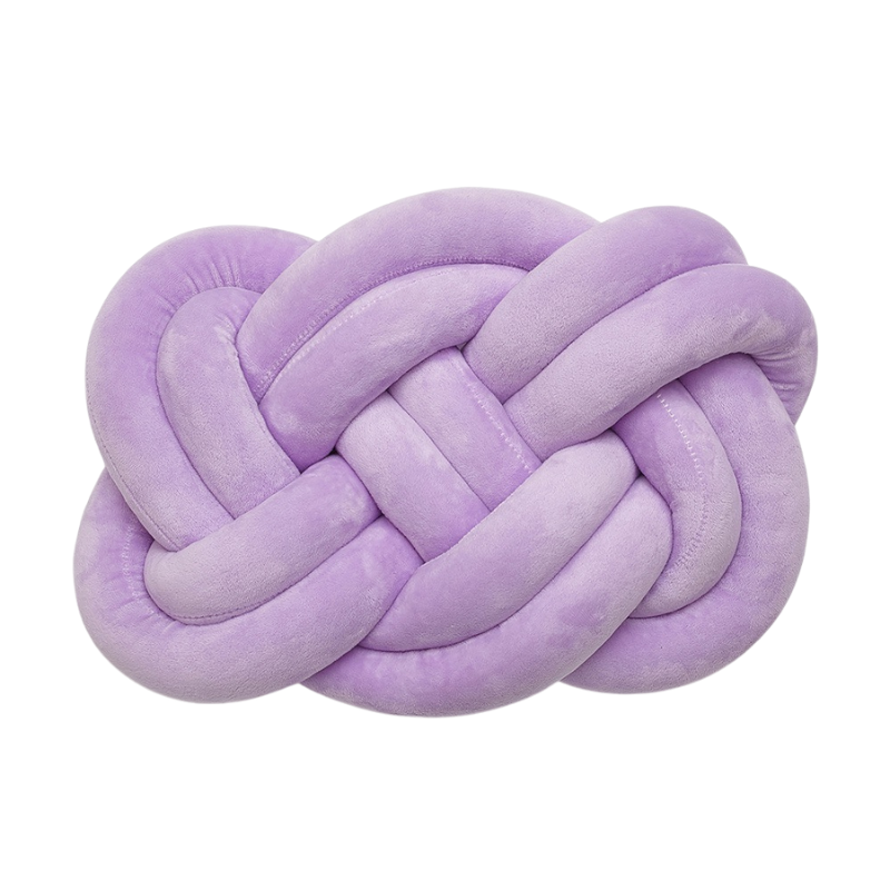 KNOTTED PILLOW (TWIST) - Purple Wonder Space