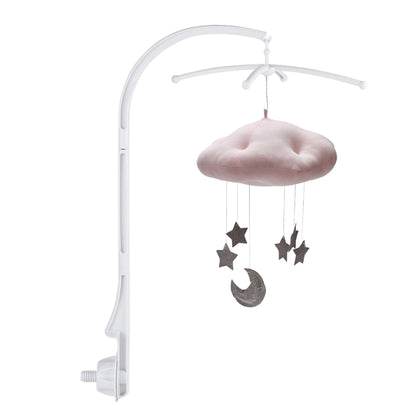 BABY MOBILE (CLOUD, STARS) - Pink with silver stars / With Hanger Wonder Space