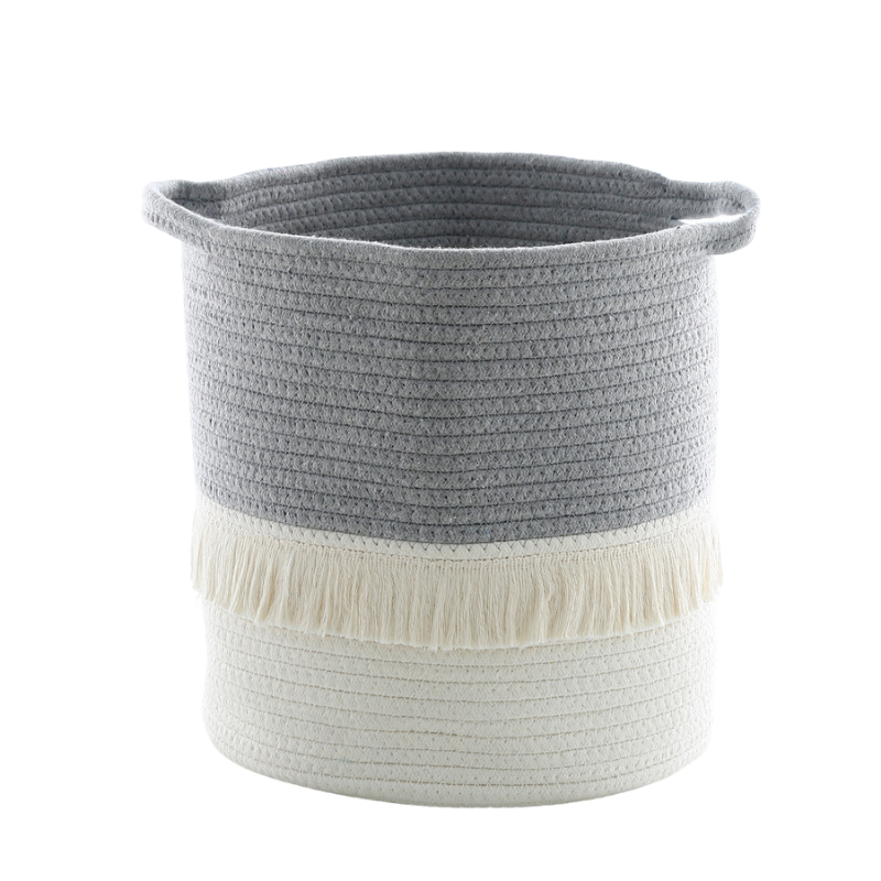 BUCKET (DUAL COLOR TASSEL) - Grey Wonder Space