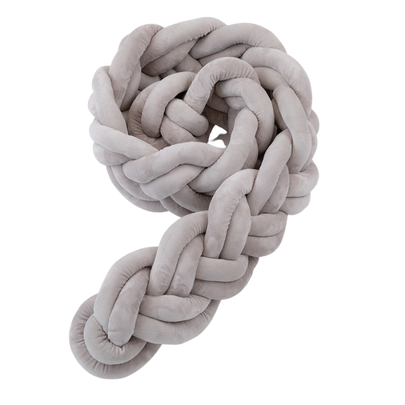 BRAIDED BUMPER (TWIST) - Grey Wonder Space