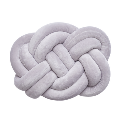 KNOTTED PILLOW (TWIST) - Grey Wonder Space