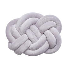 Load image into Gallery viewer, KNOTTED PILLOW (TWIST) - Grey Wonder Space
