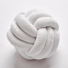 Load image into Gallery viewer, KNOTTED PILLOW (CLASSIC) - Large / White Wonder Space
