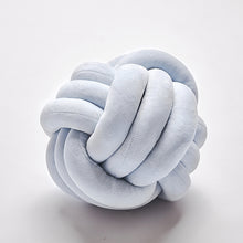 Load image into Gallery viewer, KNOTTED PILLOW (CLASSIC) - Large / Light Blue Wonder Space

