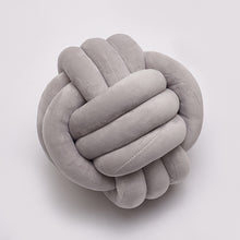 Load image into Gallery viewer, KNOTTED PILLOW (CLASSIC) - Large / Grey Wonder Space
