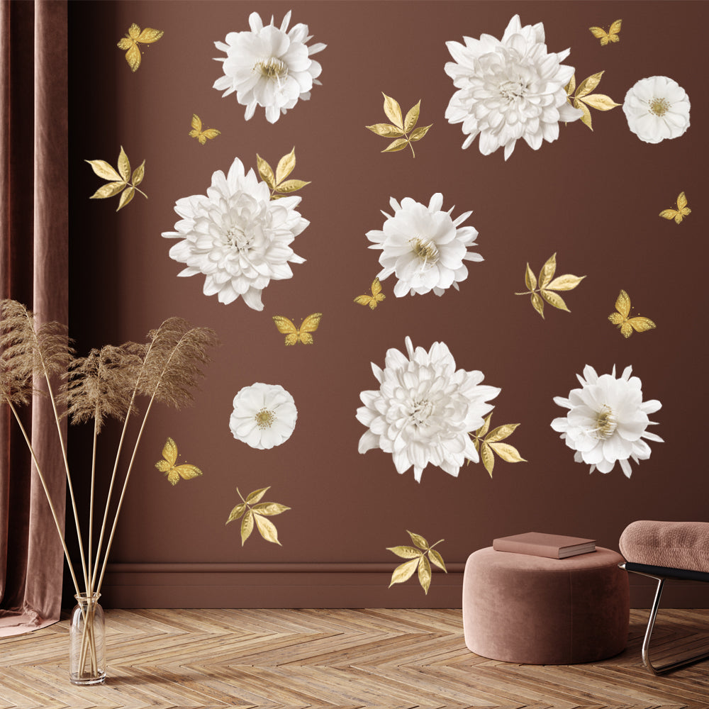 WALL DECALS (PEONY) - Paper Flower Wonder Space