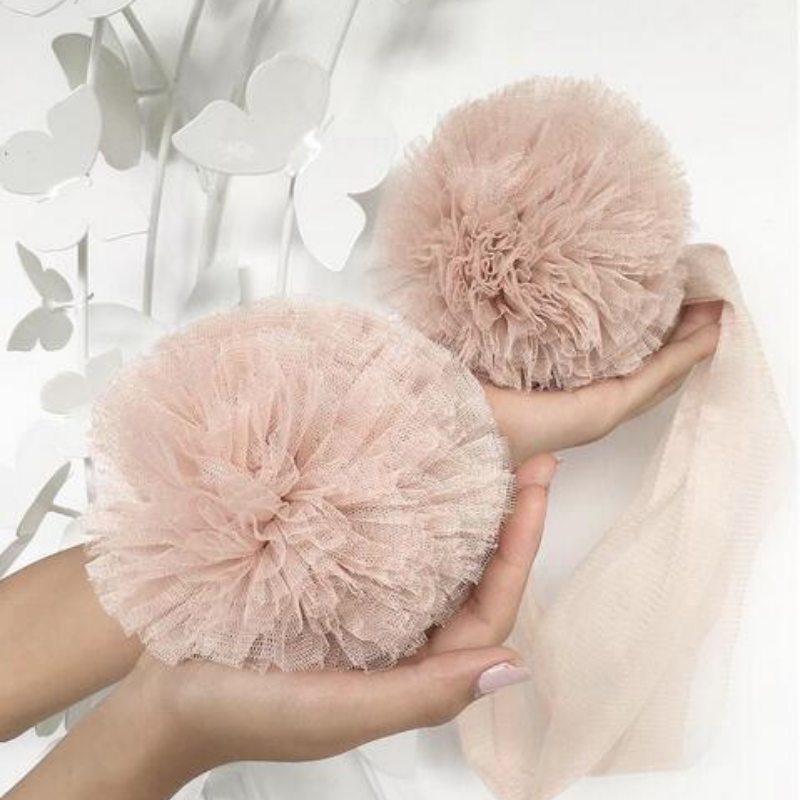 TULLE POM POM - Beige Wonder Space