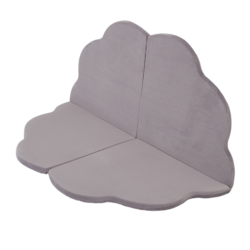 PLAY STRUCTURE RUG (PETAL, 4-LEAF) - Grey Wonder Space