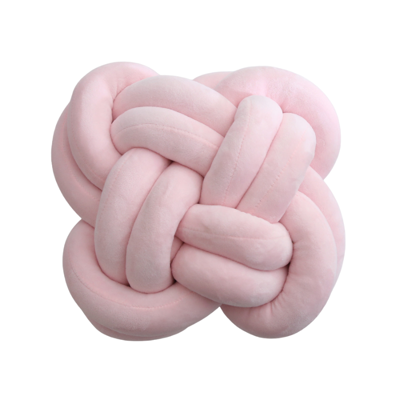 KNOTTED PILLOW(SQUARE) - Pink Wonder Space