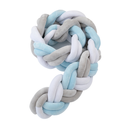 BRAIDED BUMPER (TWIST) - Blue/White/Grey Wonder Space