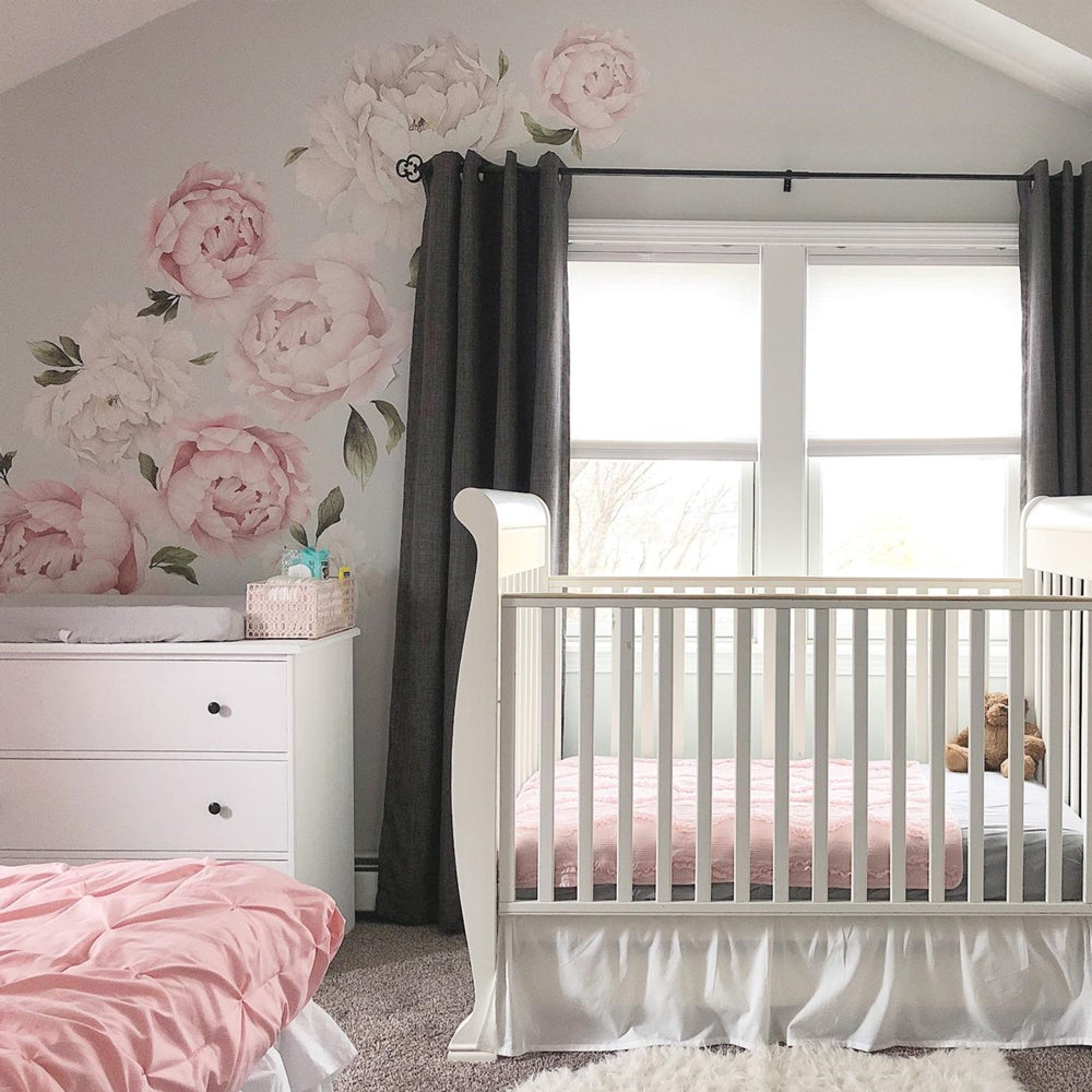 WALL DECALS (PEONY) - Pink Wonder Space